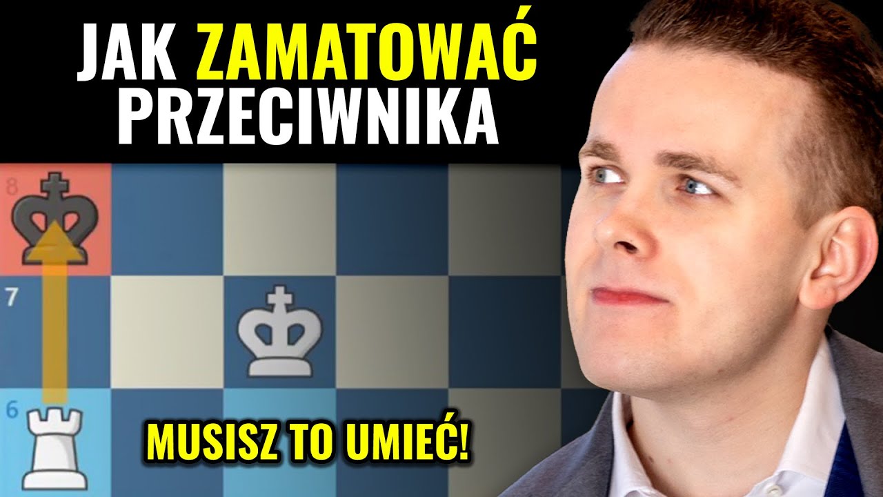 Jak wygrać w SZACHY? Matowanie wieżą i kr&oacute;lem - poradnik DLA POCZĄTKUJĄCYCH | Michał Kanarkiewicz