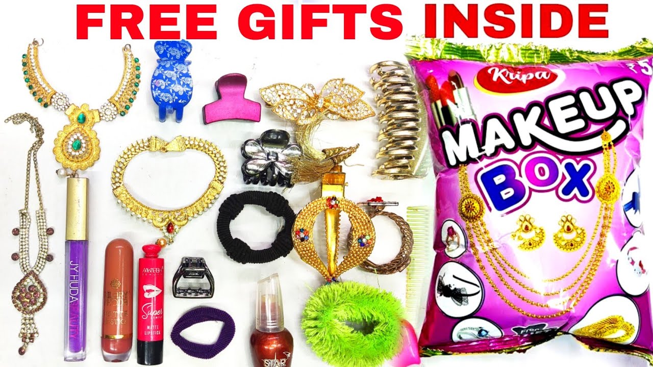 Fashion Snacks Free Makeup Gifts Inside Opening 💄😍 | Snacks With Free Gifts Inside Collection 😱