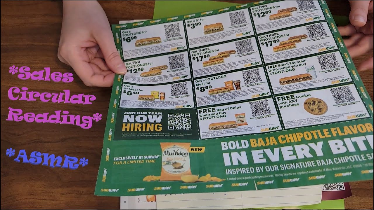 Coupons and Ads Magazine Reading April 2024 ASMR (Soft-Spoken) *Reading, Newspaper, Coupons, Ads*