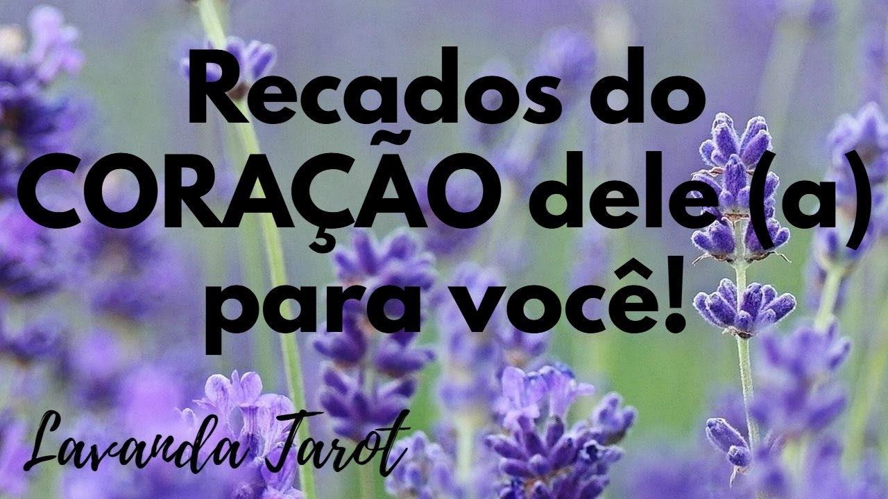 #tarot 💜🪻Recados do CORAÇÃO dele (a) para você!💜🪻