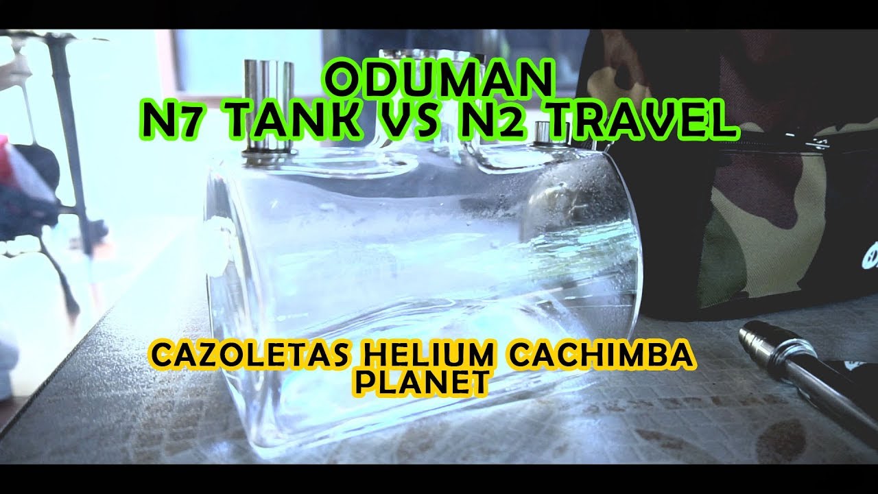Cachimba Oduman N7 Tank vs N2 Travel + Cazoletas Heliums