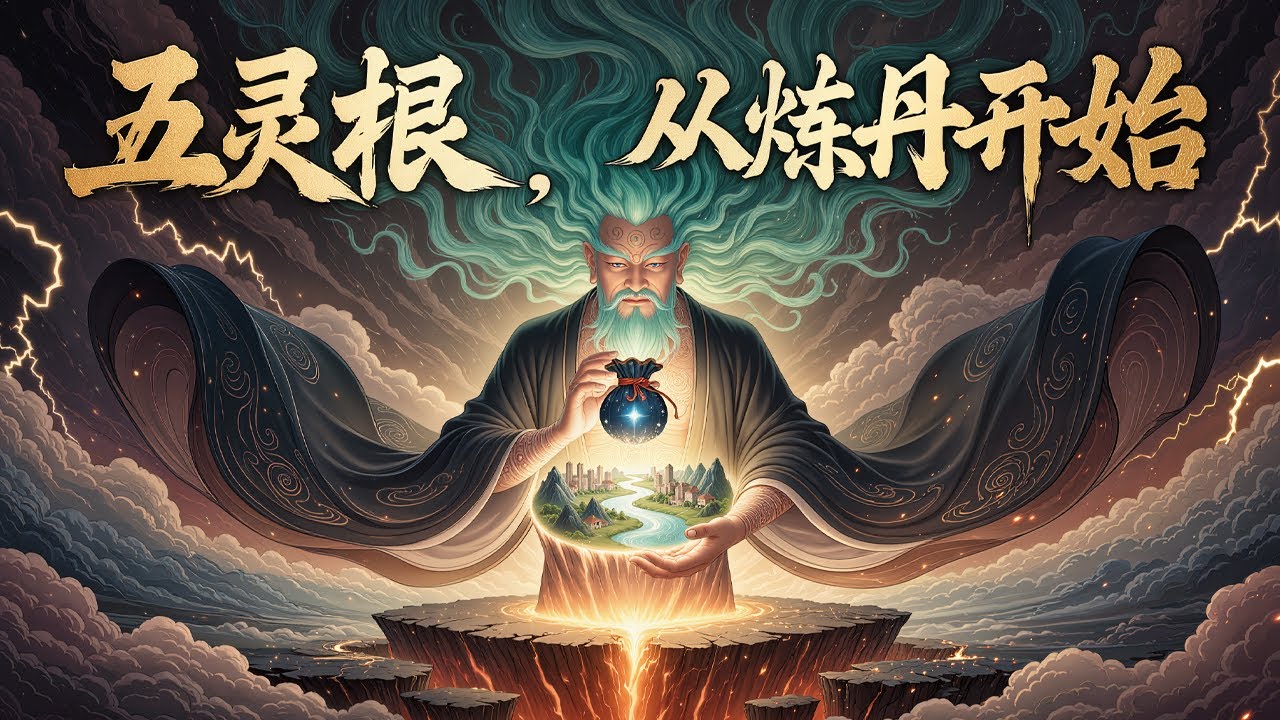 🔥【首播】《五灵根，从炼丹开始》💥第1~733章节：一个凡人意外得到一个储物袋后改变了自己对世间的认知，练气，筑基，金丹，元婴，化神~#ai漫画 #小说