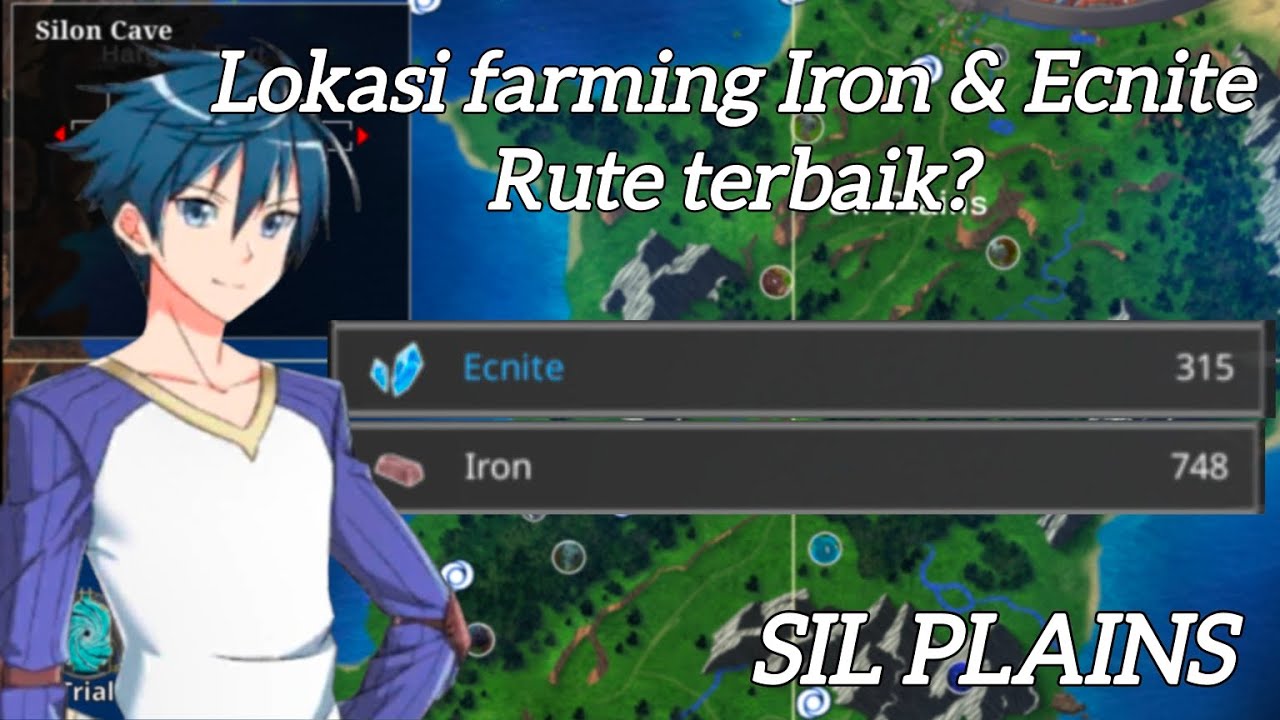 Epic Conquest 2 - Lokasi dan Rute terbaik farming Iron & Ecnite di Sil Plains
