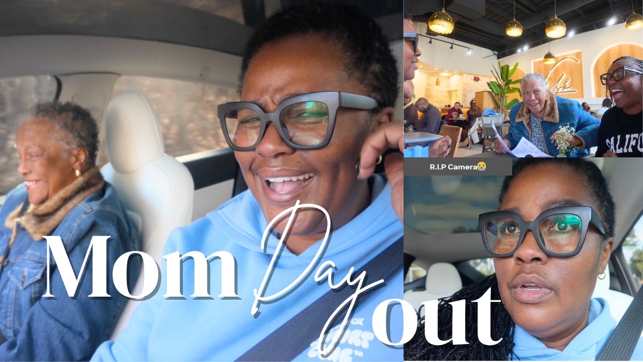 A day with Mom + brunch, BROKEN phone