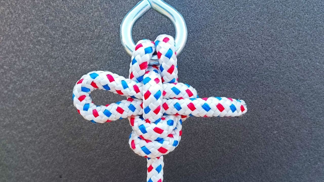 The best knot for reliable towing! how to tie a rope knot for towing.