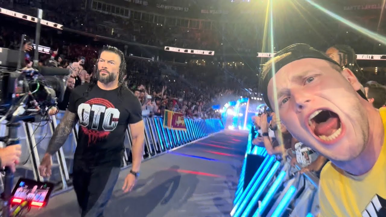🚨LIVE RINGSIDE REACTION TO ROMAN REIGNS RETURN @ SUMMERSLAM‼️