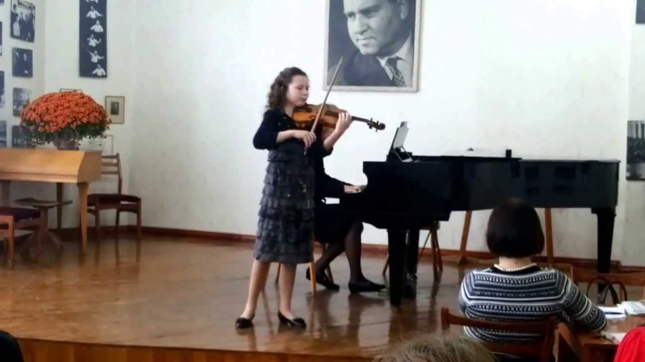 Комарова Виктория - Берио, Вариации d-moll. 26.10.2013