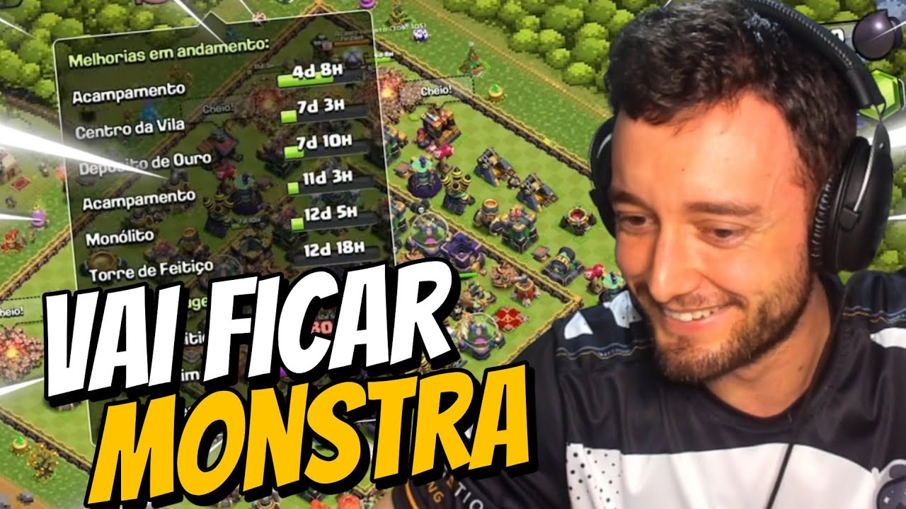 QUAL PET VOU UPAR PRIMEIRO NO CV15 ? COMO ESTOU UPANDO MINHAS VILAS NO CLASH OF CLANS