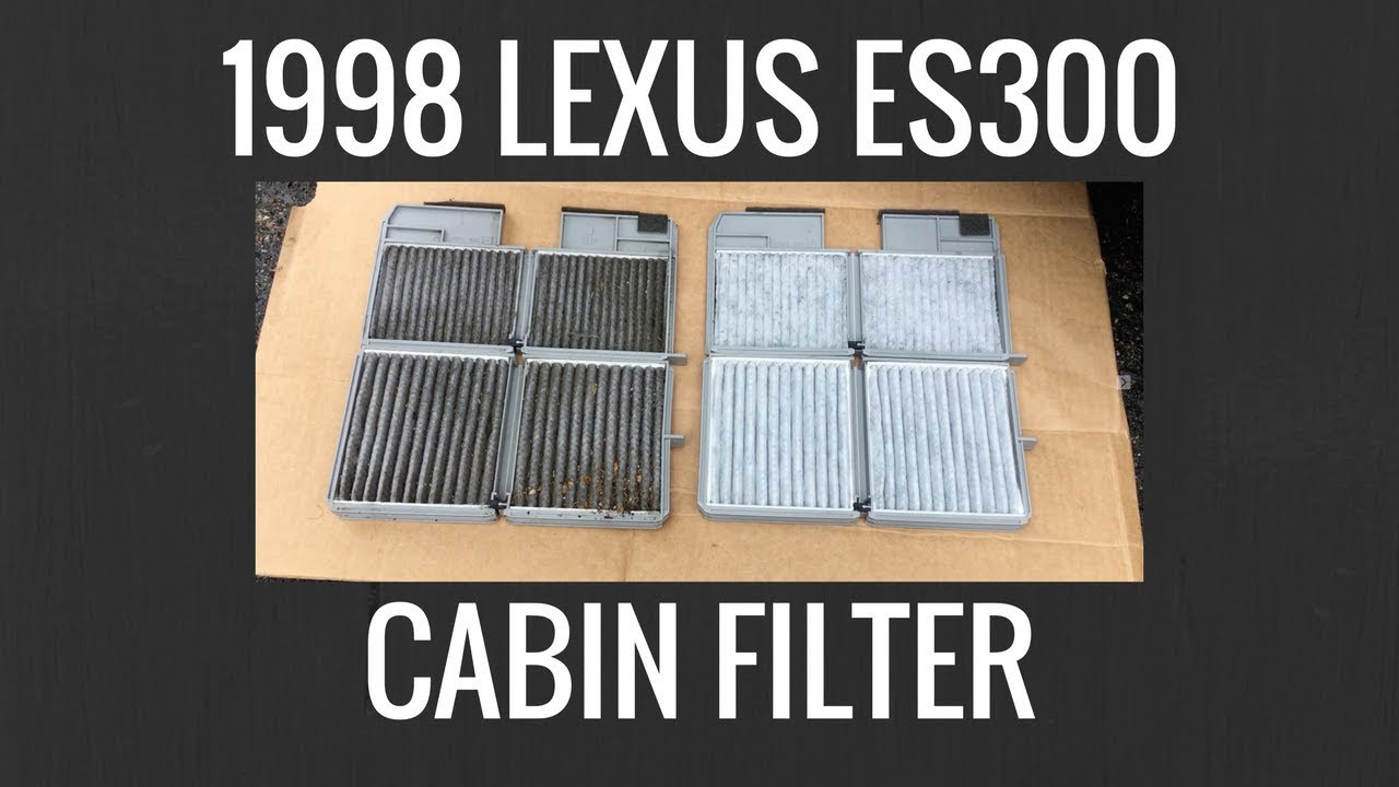 97-01 Lexus ES300 Cabin Air Filter Replacement