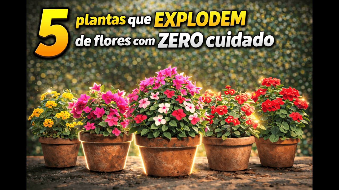 5 plantas que EXPLODEM de flores com zero cuidado