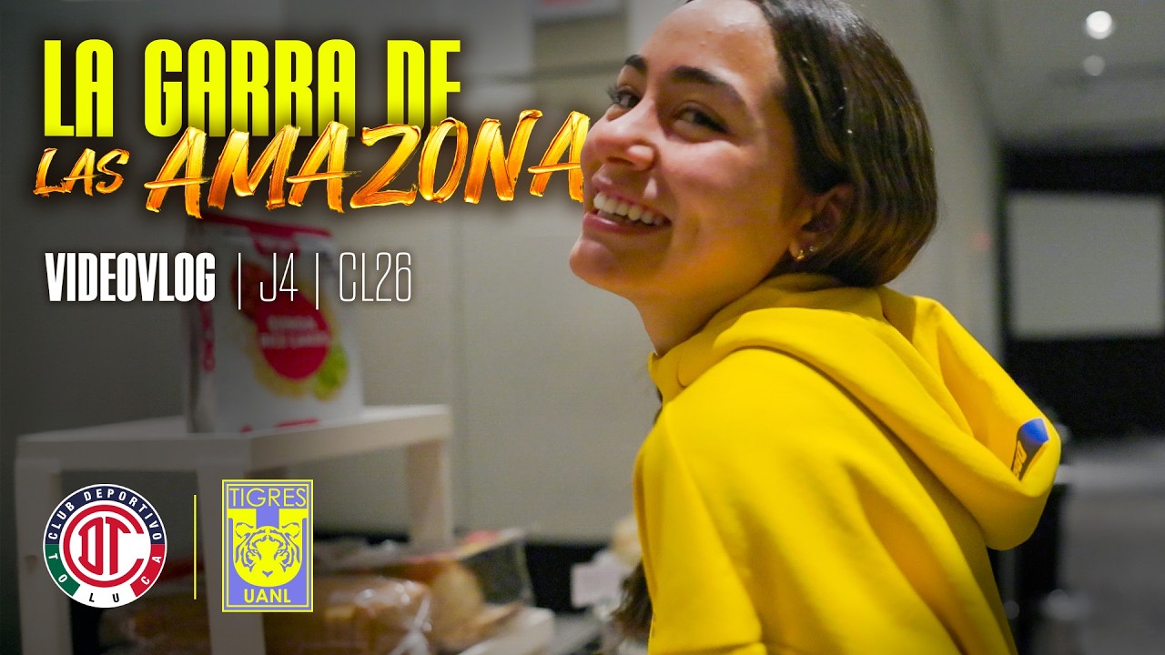 🎥✈️ VLOG Jornada 4 | ¡La Garra de las Amazonas! | vs. Toluca Femenil | Clausura 2026