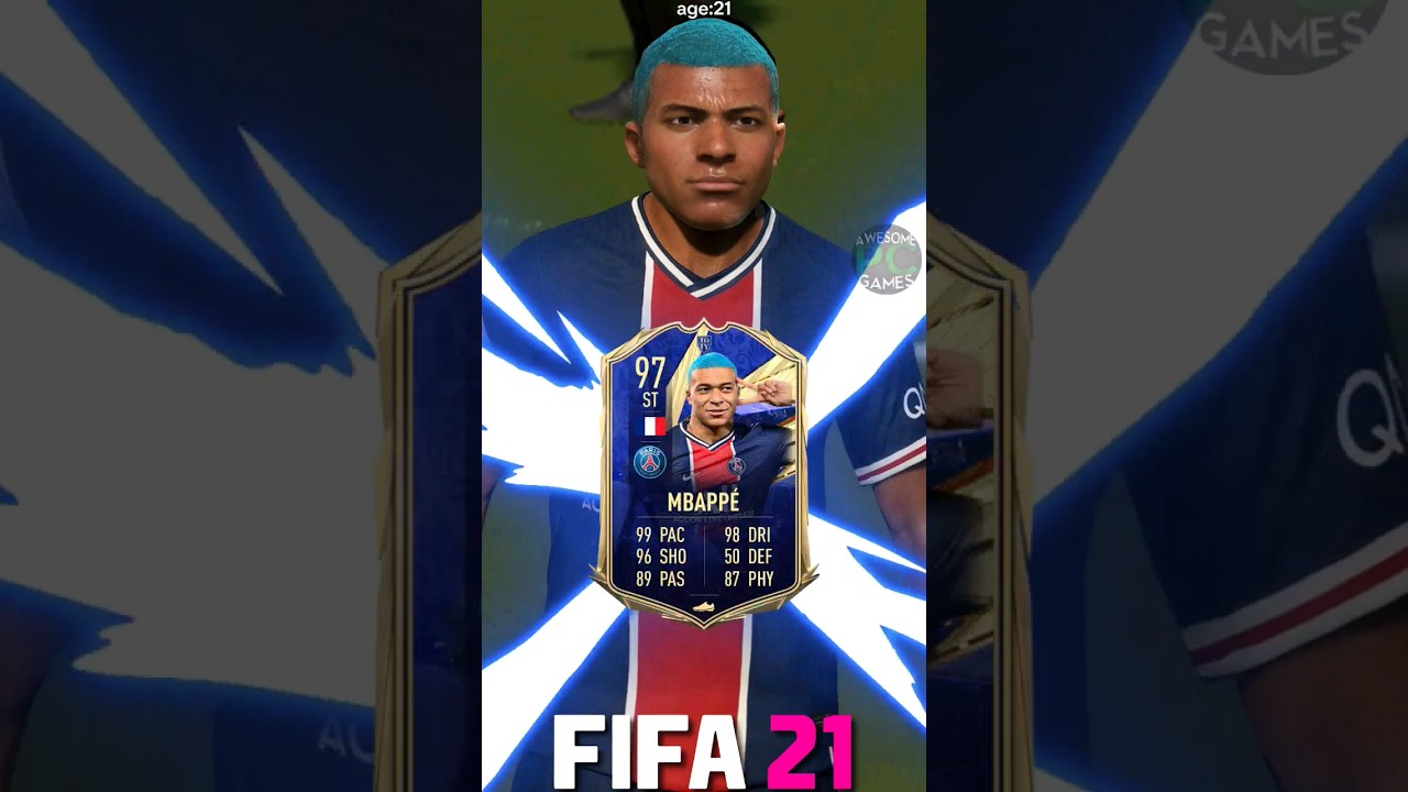 every time KYLIAN MBAPPE got a TOTY🔵🇫🇷 #fc24 #eafc24 #fifa #toty #mbappe #psg