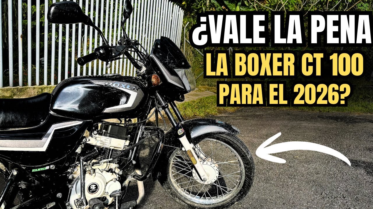 NO COMPRES UNA BOXER CT 100 en 2026 sin saber esto