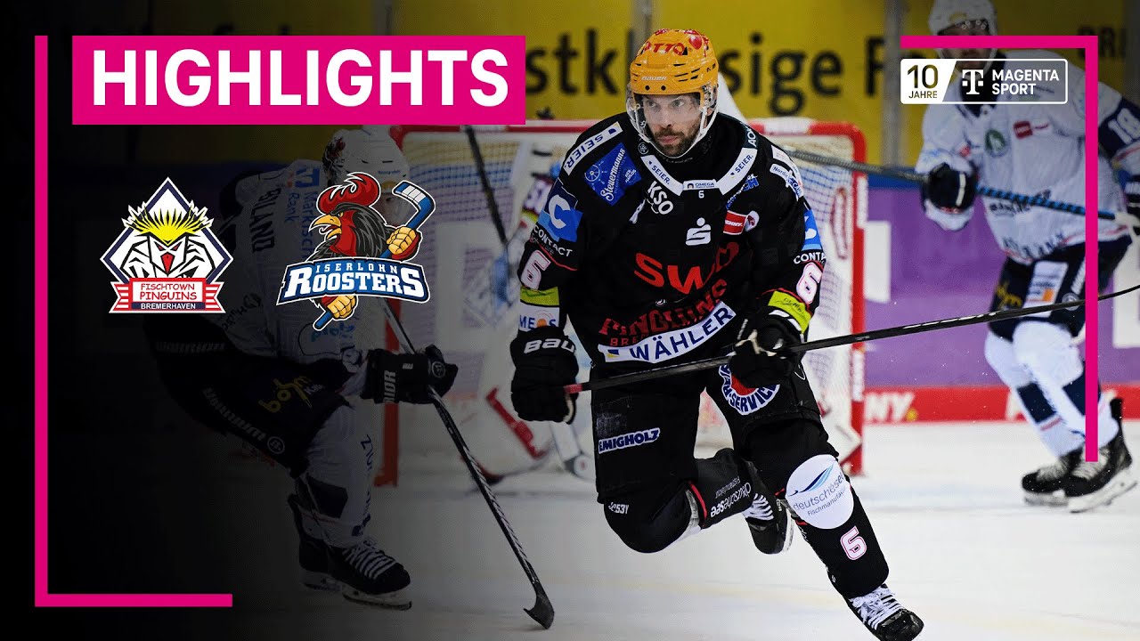 Pinguins Bremerhaven - Iserlohn Roosters | PENNY DEL | MAGENTA SPORT
