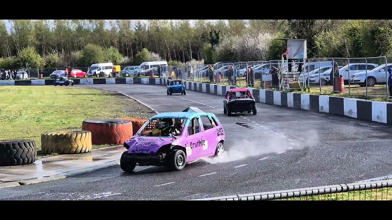 3rd junior bangers coolronan raceway Well done all driver's ✌️💙❤️💃📹🏁