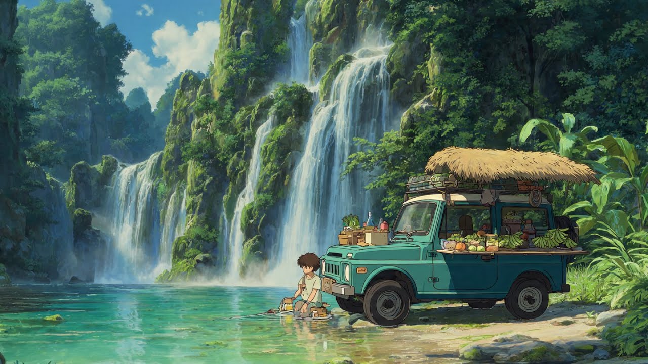 🌧️ Rain on Window Lo-fi | Cozy Study & Sleep Music