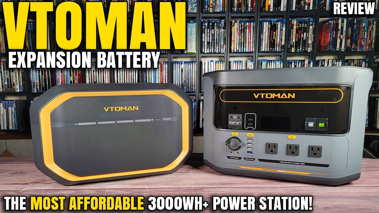 The Most Affordable 3096wh Power Station! VTOMAN FlashSpeed 1500 + Expansion Battery Review