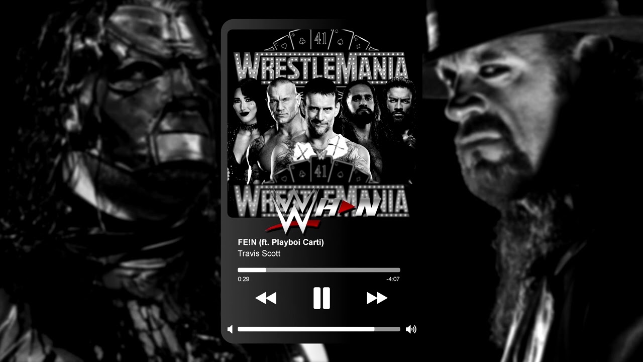 WWE WrestleMania 41: Travis Scott - FE!N (ft. Playboi Carti) [Official Theme] + AE (Arena Effects)
