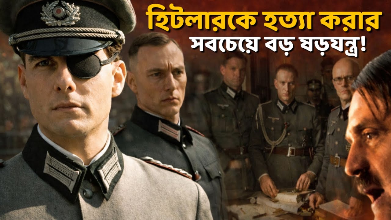 🔥 শেষ মুহূর্তে হিটলার কীভাবে রক্ষা পেল? 😱 | Valkyrie Movie Explained in Bengali 🎬