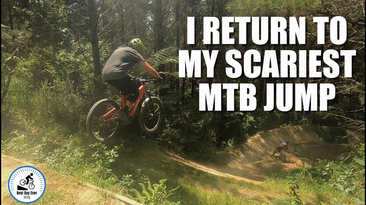 I return to my scariest MTB jump.