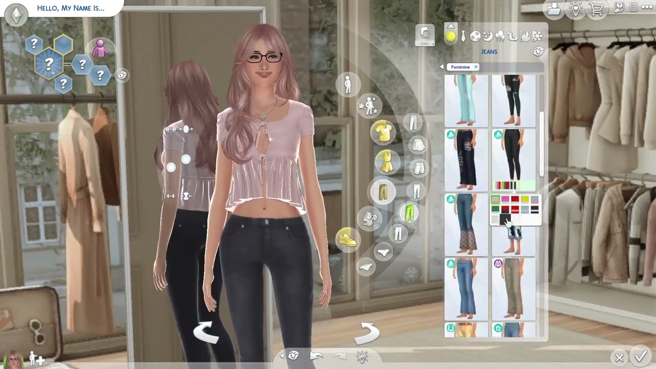 Making my sister a sim in the Sims4 #sims4