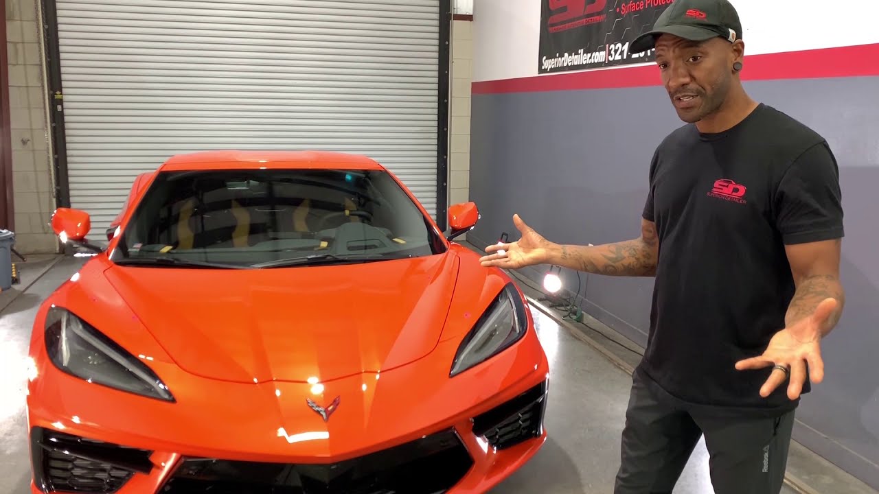 New C8 Corvettes are out! Complete detail and Full Front Paint Protection Film Installation