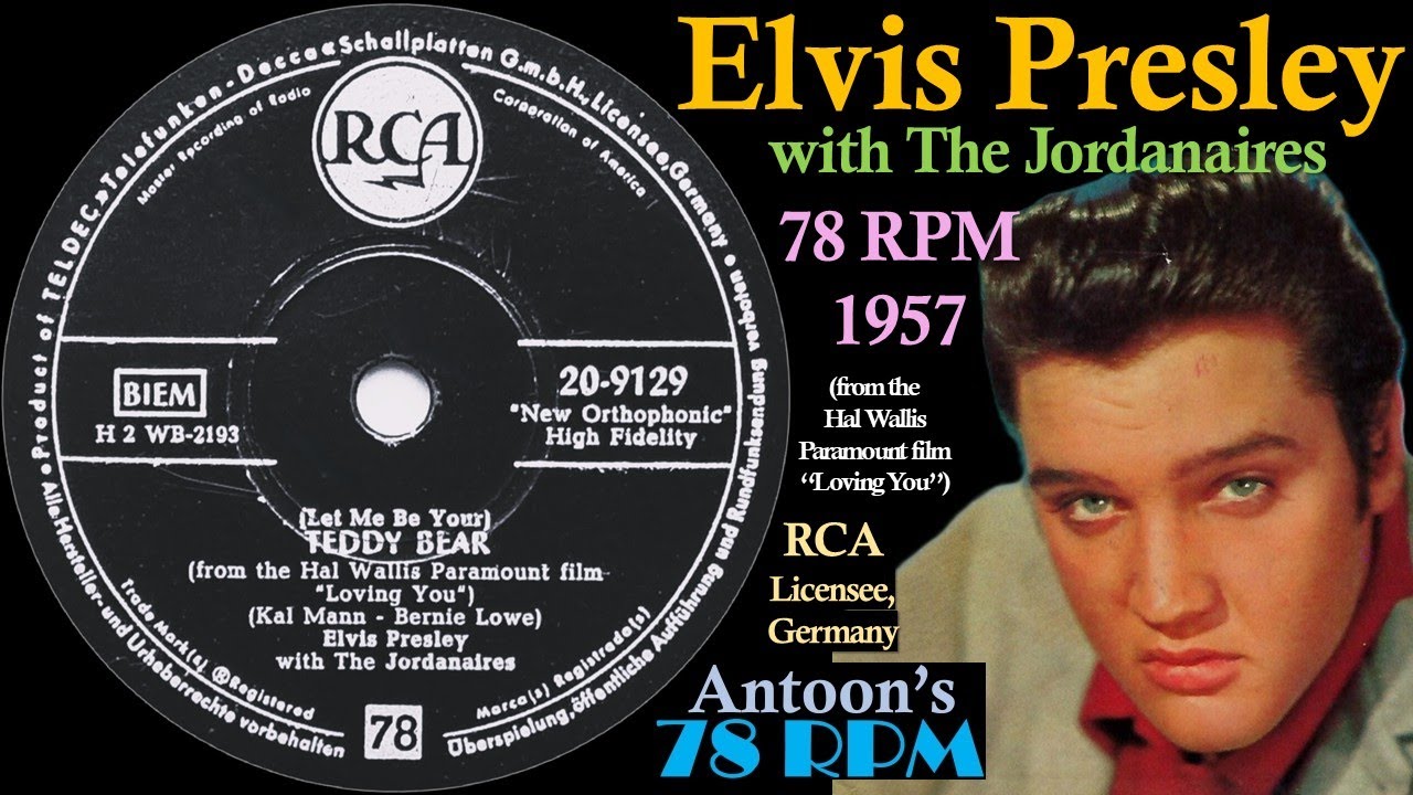 Elvis Presley | Teddy Bear | RCA 78 rpm | 1957 Germany