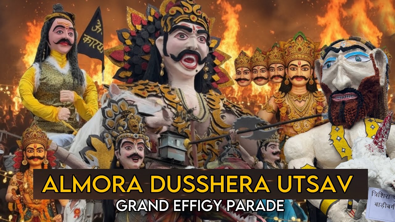 Grand Dussehra Effigy Parade In Almora|Victory Over Evil