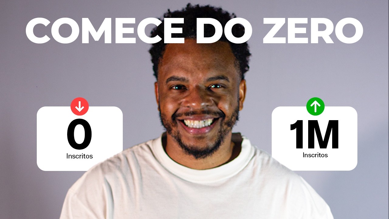 Como começar um canal do zero em 2026 (Sem audiência e sem equipamento)