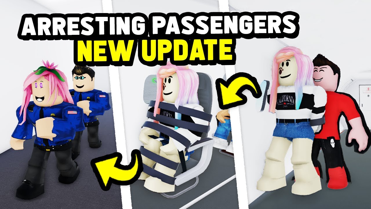 ARRESTING PASSENGERS Update for Cabin Crew Simulator (Roblox)