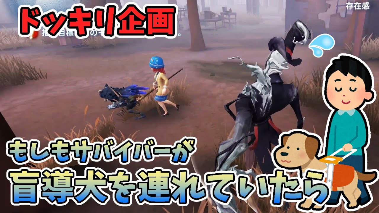 【第五人格】もしもサバイバーが盲導犬を連れていたら【Identity V】【アイデンティティ V】