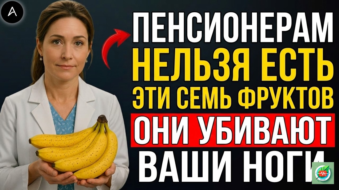 Ноги ОТКАЖУТ! 7 фруктов, которые НЕЛЬЗЯ есть пожилым