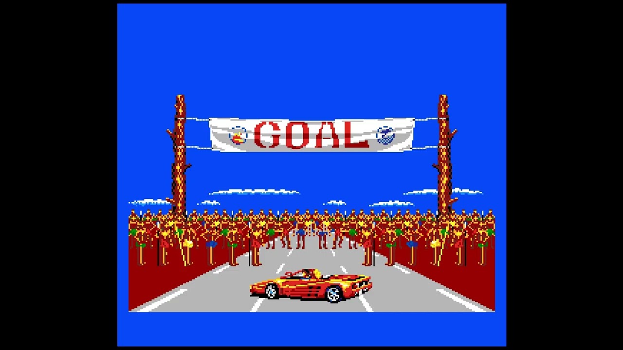 Out Run - MSX 2 - Course B ending