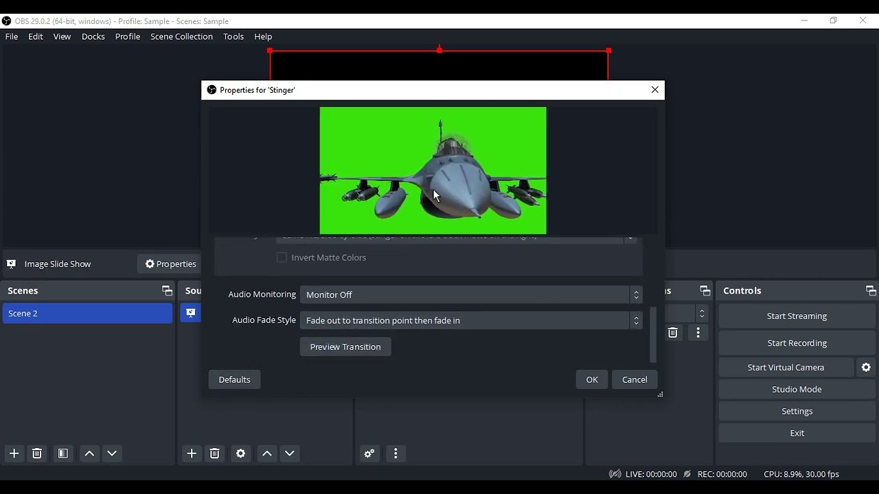 How to Add a Stinger Transition in OBS Studio