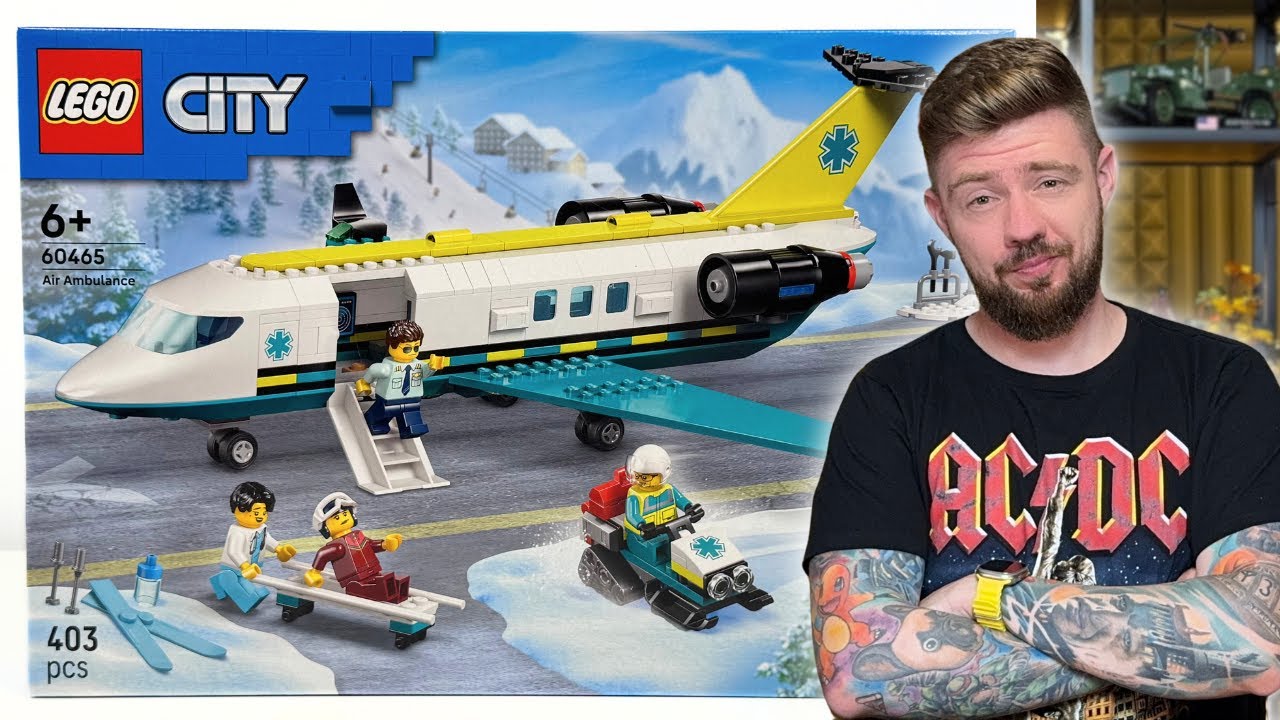 SAMOLOT POGOTOWIA RATUNKOWEGO ✈️ LEGO CITY 60465 RECENZJA