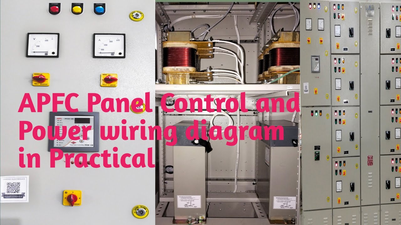 APFC Panel Control and Power wiring in ☝️practical