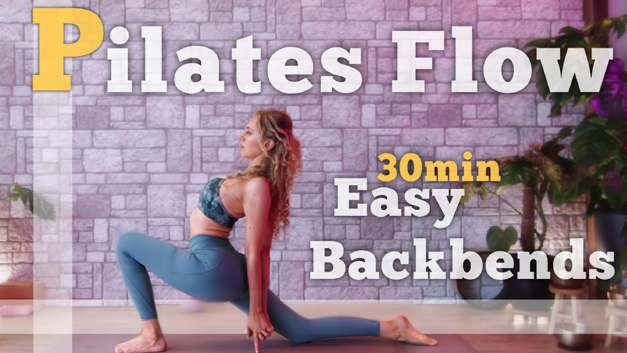 Elegant 30 Min Pilates Yoga Fusion Flow | Deep Backbends, Flexibility & Strength 