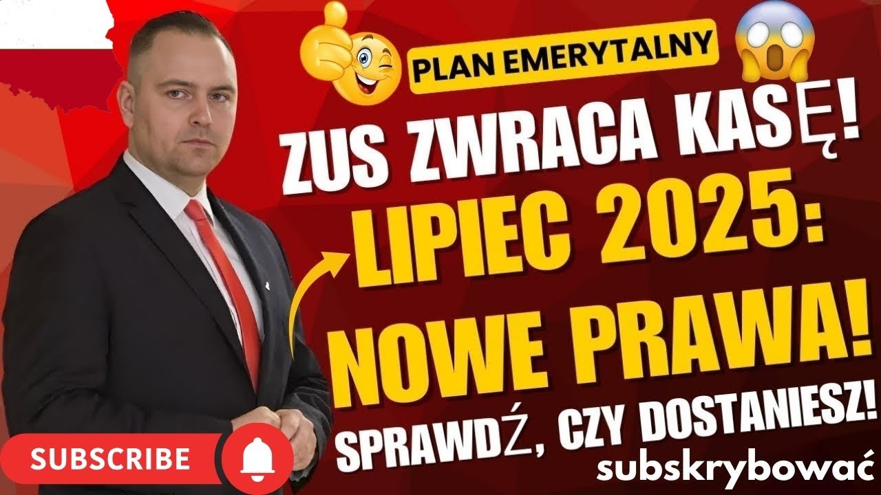 Emerytury lipiec 2025 &ndash; co się zmienia? Nowe świadczenia, przeliczenia i limity!