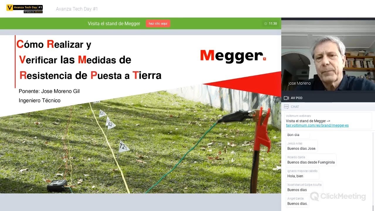 Webinar ¿Cómo realizar y verificar las medidas de puesta a tierra?