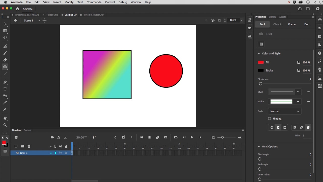 Working with Gradients in Adobe Animate