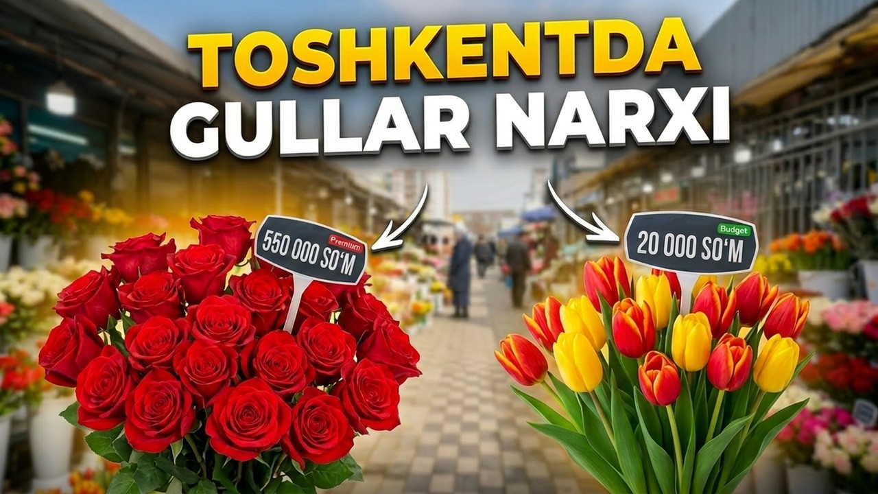 Bayramoldi gullar narxi ko‘tarilib ketdimi?