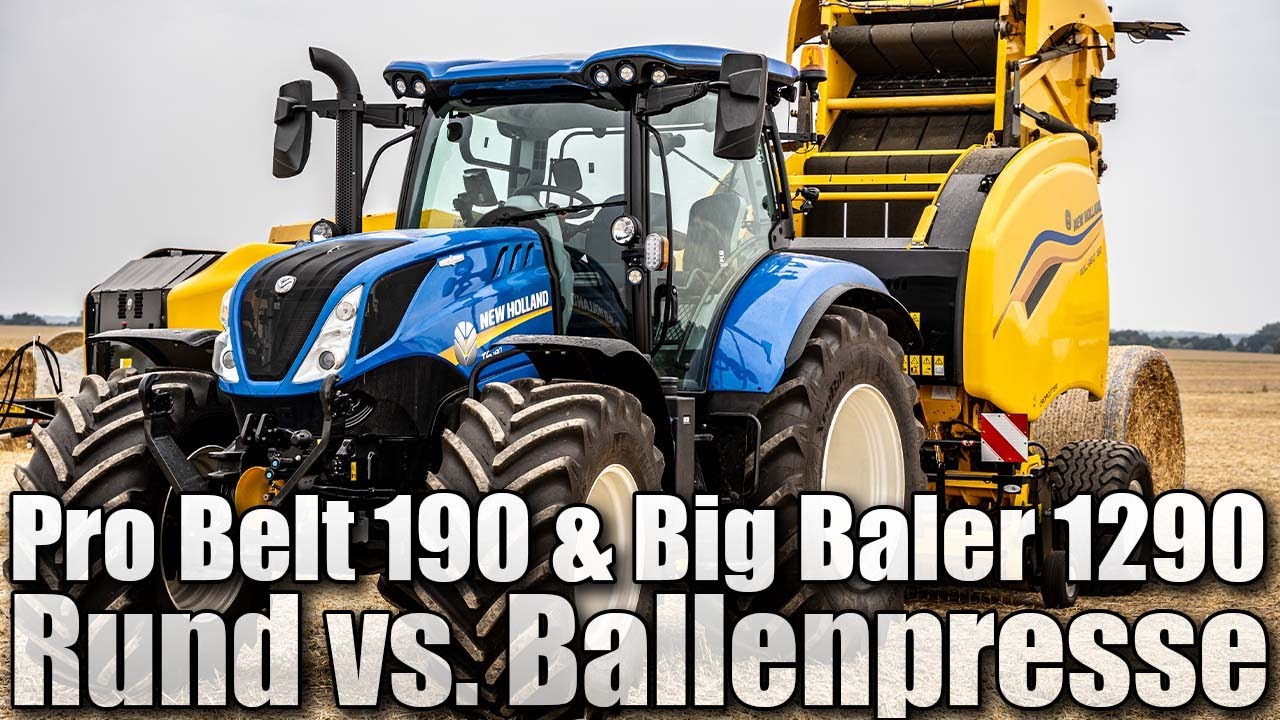Rund- oder Quaderballen? NEW HOLLAND Pro-Belt 190 &  BigBaler 1290 im VERGLEICH - NH Creator Days