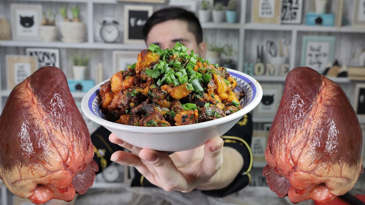 GEBRATENES RINDFLEISCH-HERZ-REZEPT | Das sollten Sie zu Hause ausprobieren!