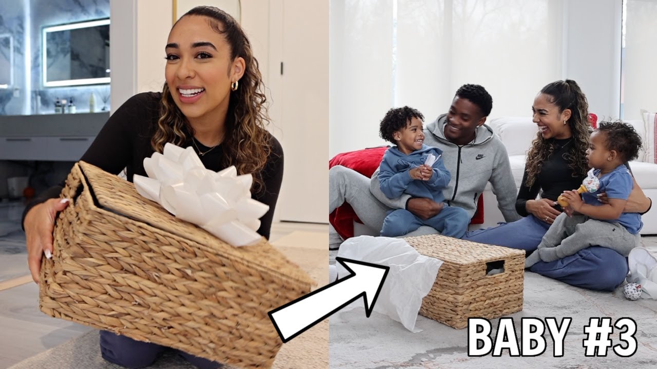 TELLING OUR KIDS WE'RE PREGNANT!