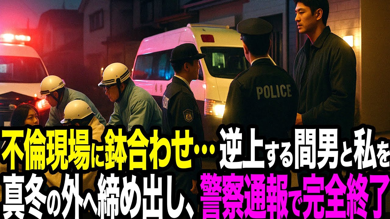 【シタ妻】「ここ俺の家だけど？」不倫現場に鉢合わせ&hellip;逆上する間男と私を真冬の外へ締め出し、警察通報で完全終了【修羅場朗読】