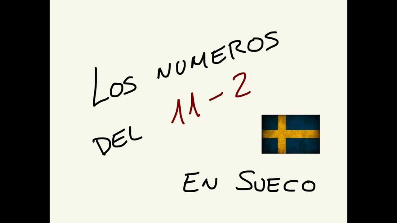 Números en sueco parte 2 - del 11 al 20