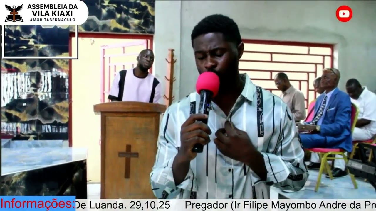 Domingo :02/11/2025 Pregador: Filipe Mayombe André, da província da Lunda Norte