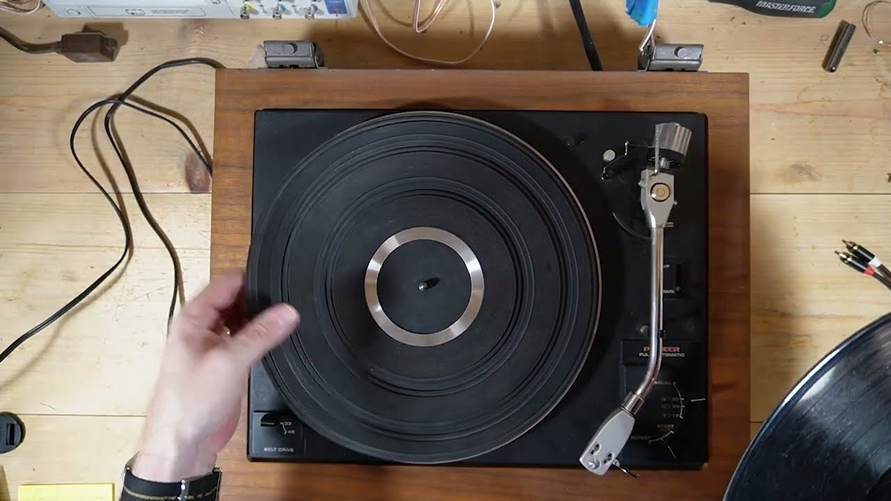 Pioneer PL A35 Turntable Repair - Auto Return and Speed Issues