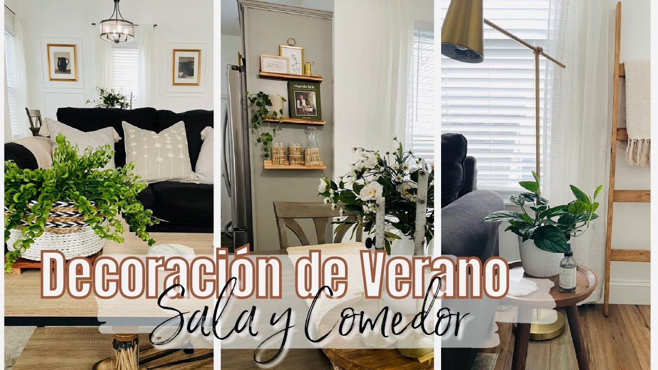 Decoración Neutral para Verano | Sala y Comedor- Jenny en Casa