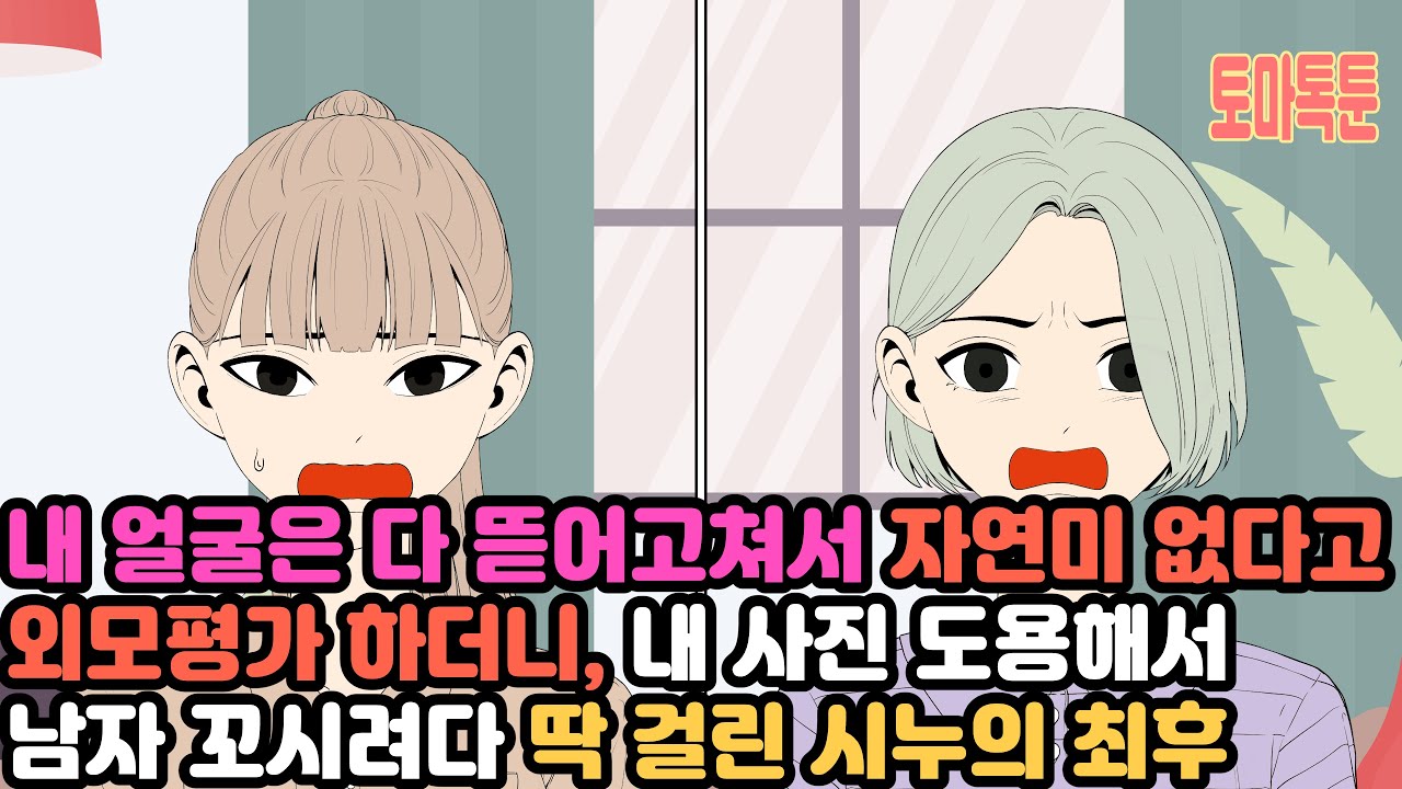 내 얼굴은 다 뜯어고쳐서 자연미 없다고 외모평가 하더니, 내 사진 도용해서 남자 꼬시려다 딱 걸린 시누의 최후